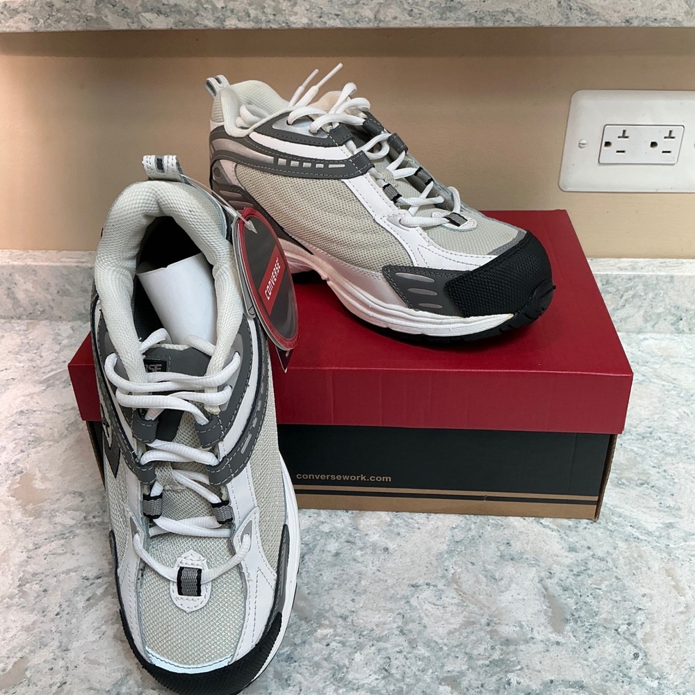 Converse Performance Cross Trainer Shoes 7M 9W Grey Composite Toe SD SR C880